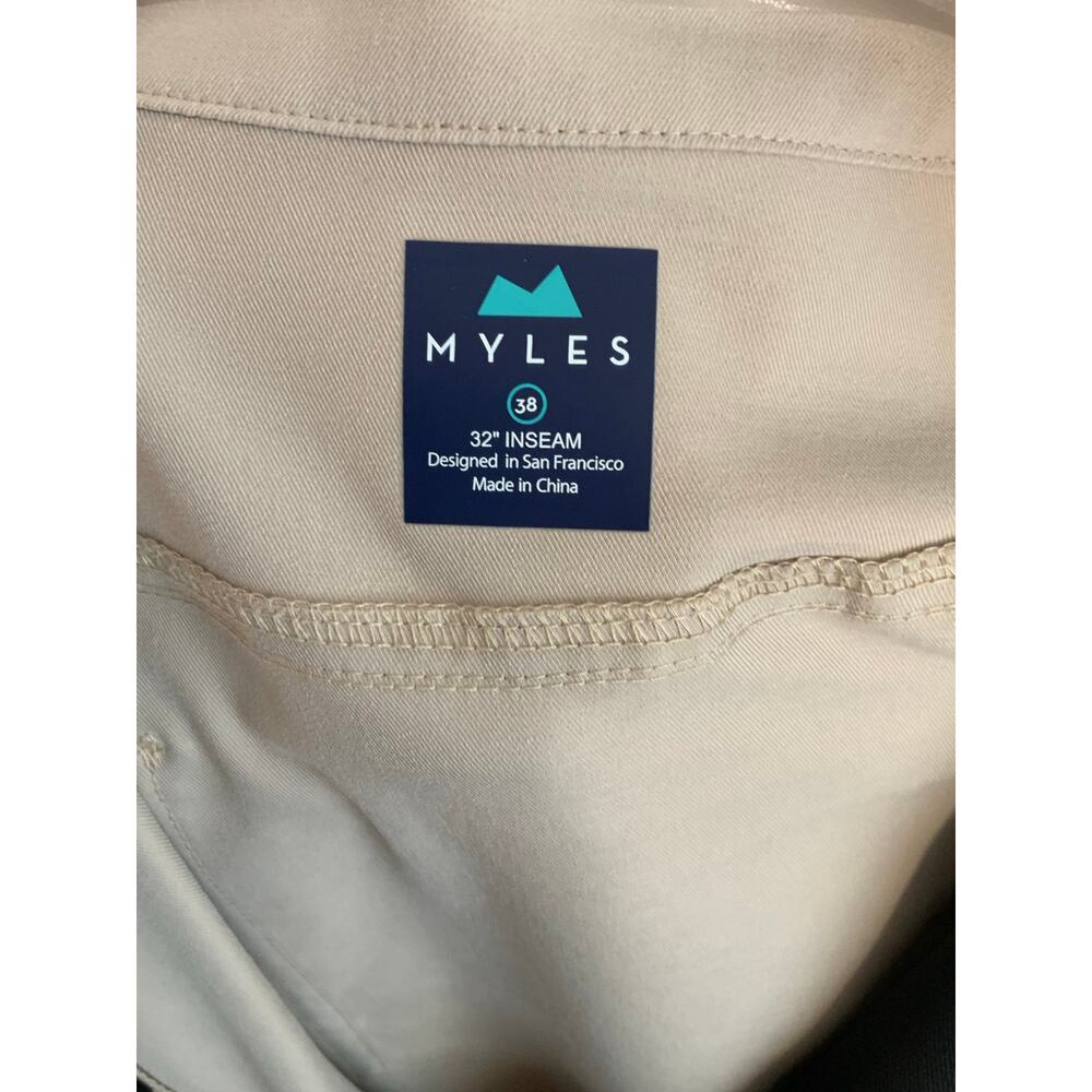Myles Tour Pants light tan size 38x 30 - Picture 3 of 6